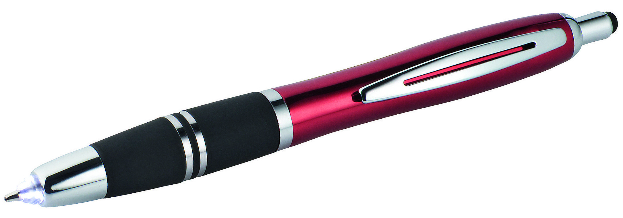 Metmaxx® Kugelschreiber "LightMyWrite" titan