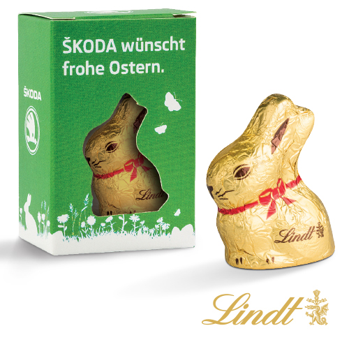 Oster-Box mit Lindt Goldhase