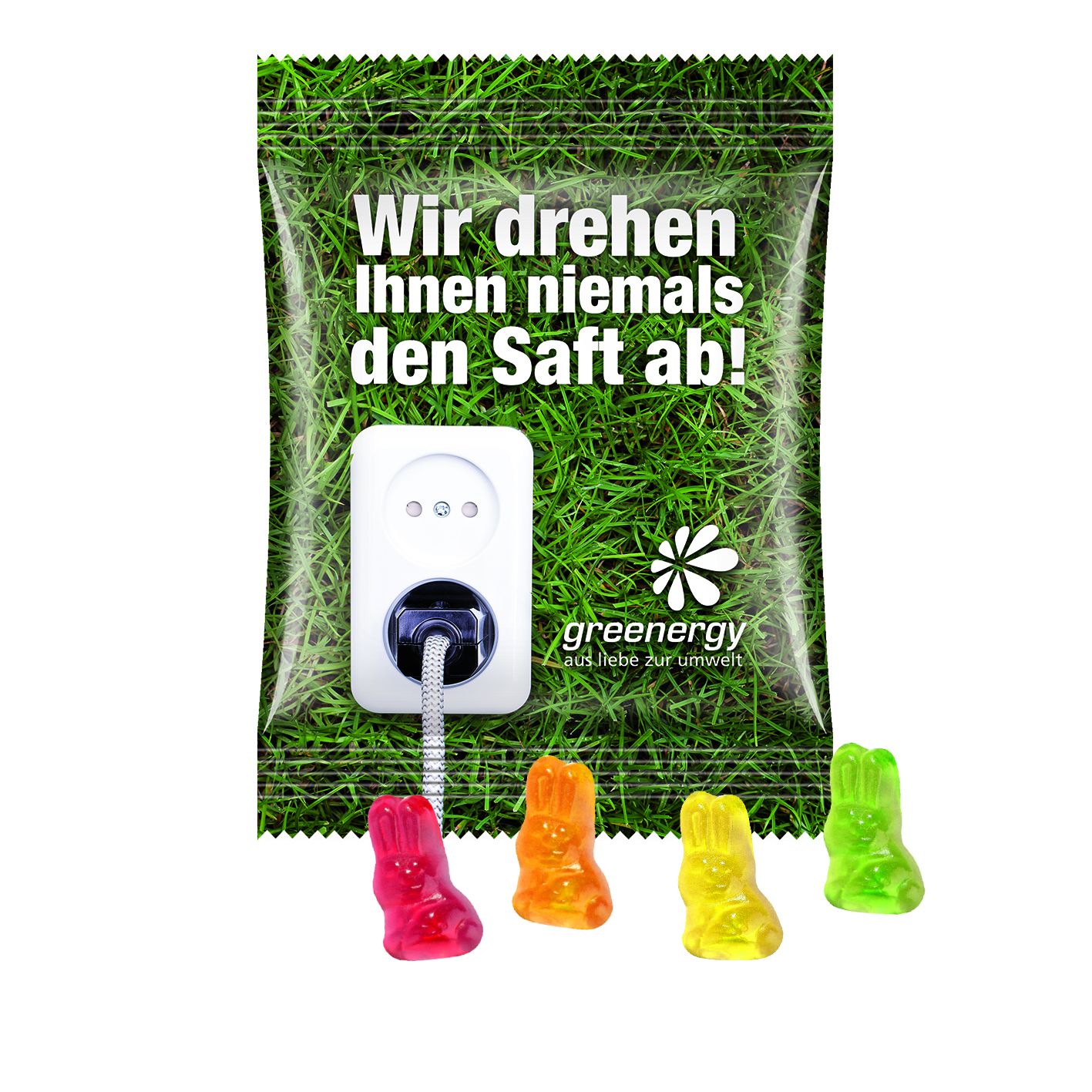 Fruchtgummi Minitüte 15g, "Smiley"