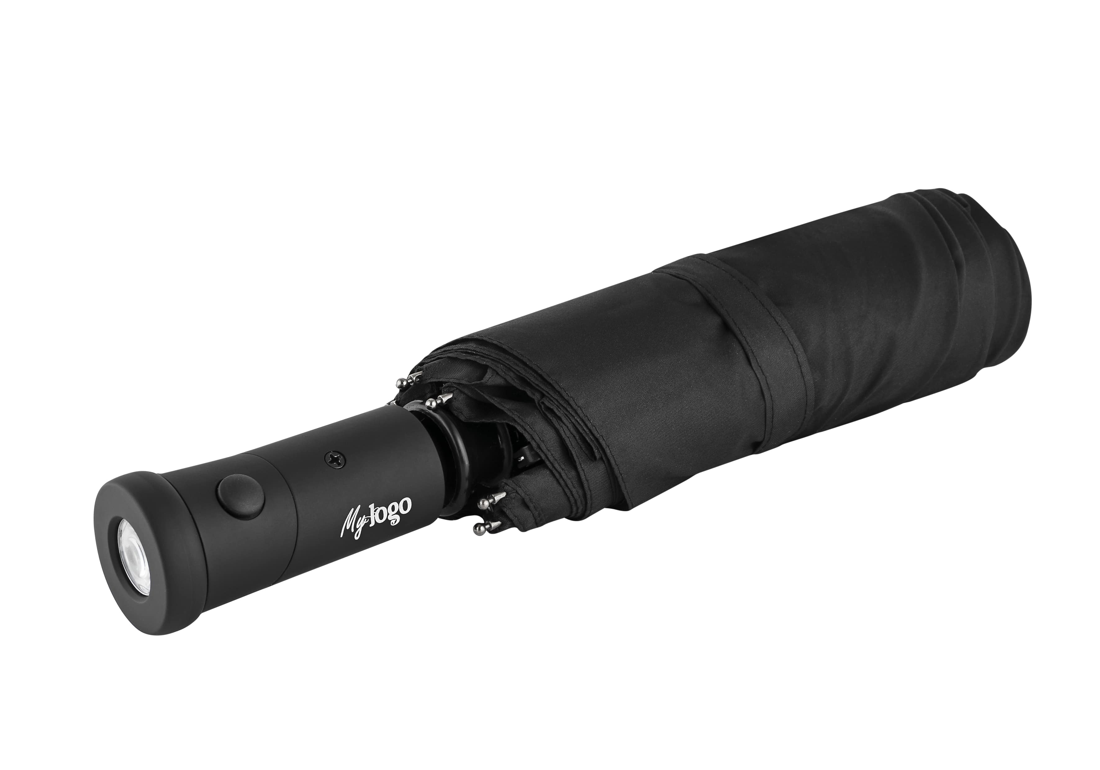 Metmaxx® Regenschirm "RainLedPro" schwarz