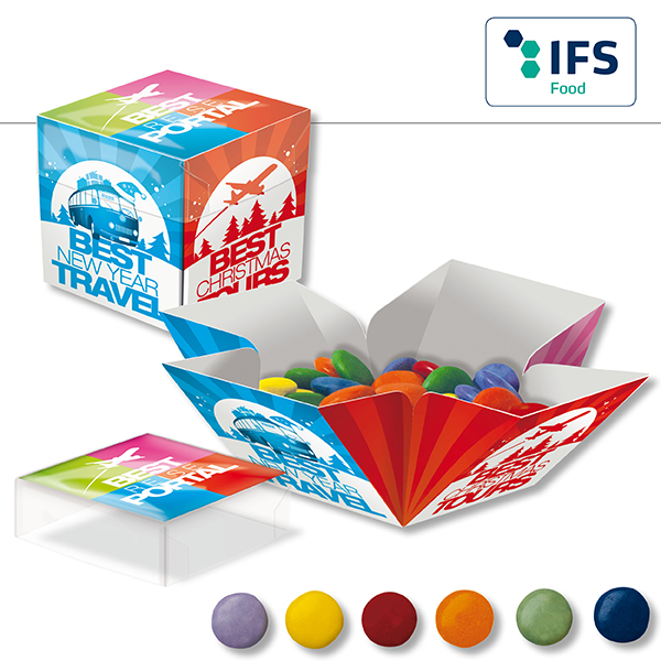 Mini Überraschungs-Box mit Hitschies Confetti Kaubonbons