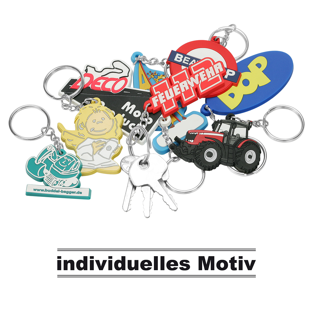 Soft-PVC-Schlüsselanhänger