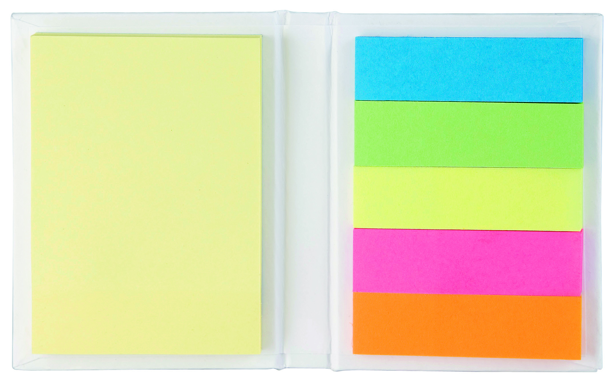 thanxx® Haftnotitzbuch "PromoBook" weiß