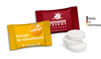 Traubenzuckertabletten im Flowpack