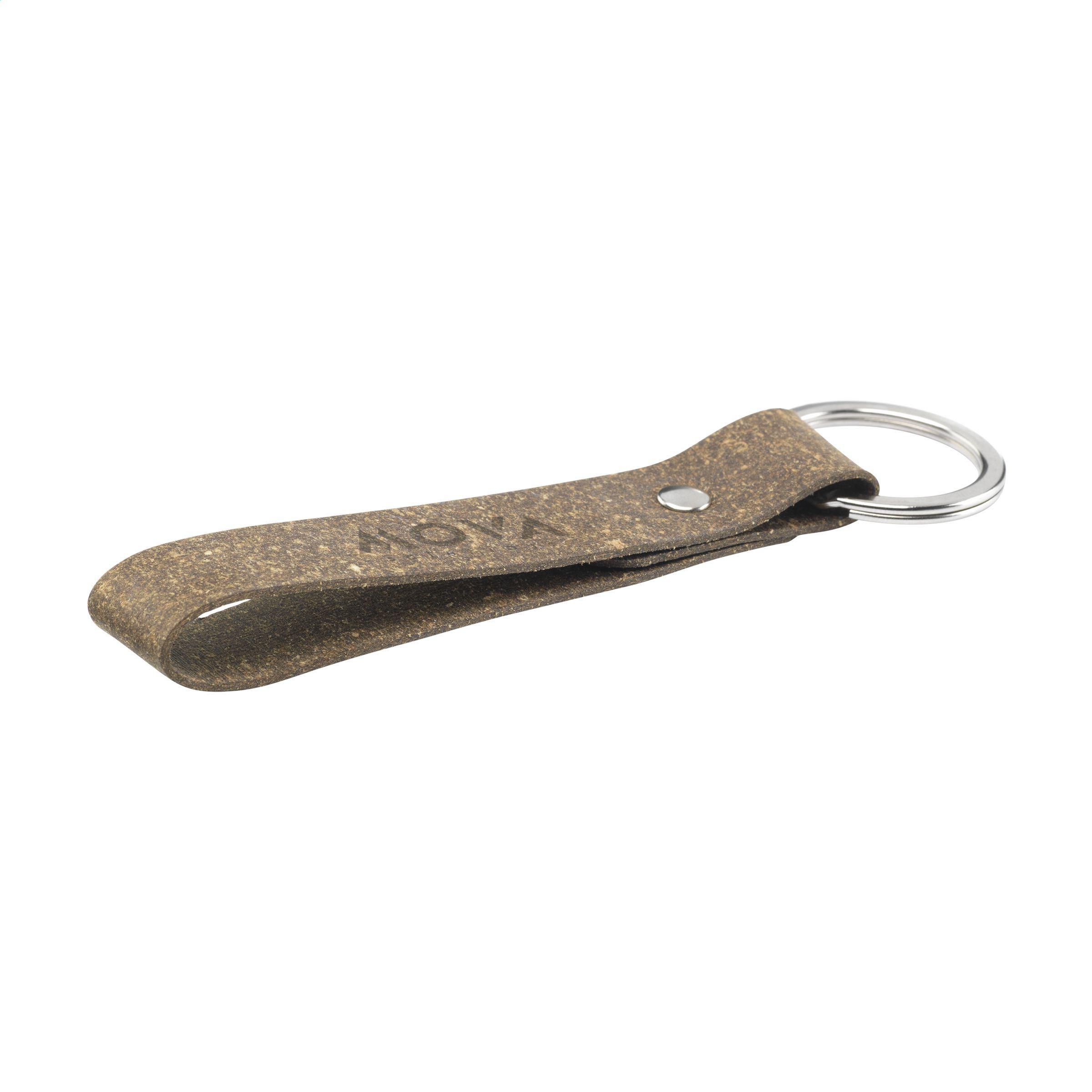 Recycled Leather Keyring Schlüsselanhänger