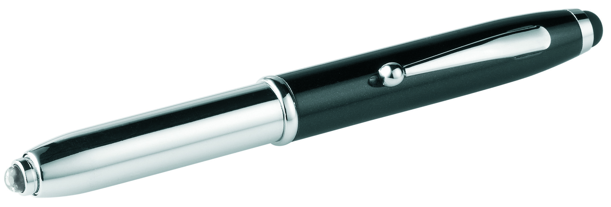 Metmaxx® Kugelschreiber "DeLuxeNote&Light" titan