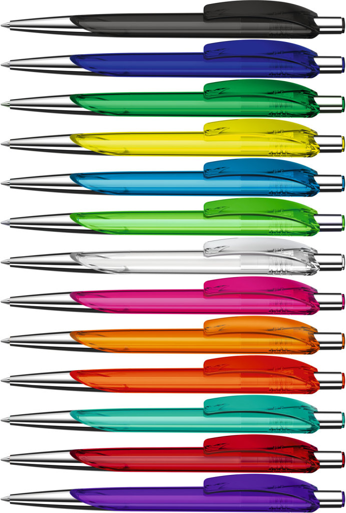 BEAT transparent SI Druckkugelschreiber