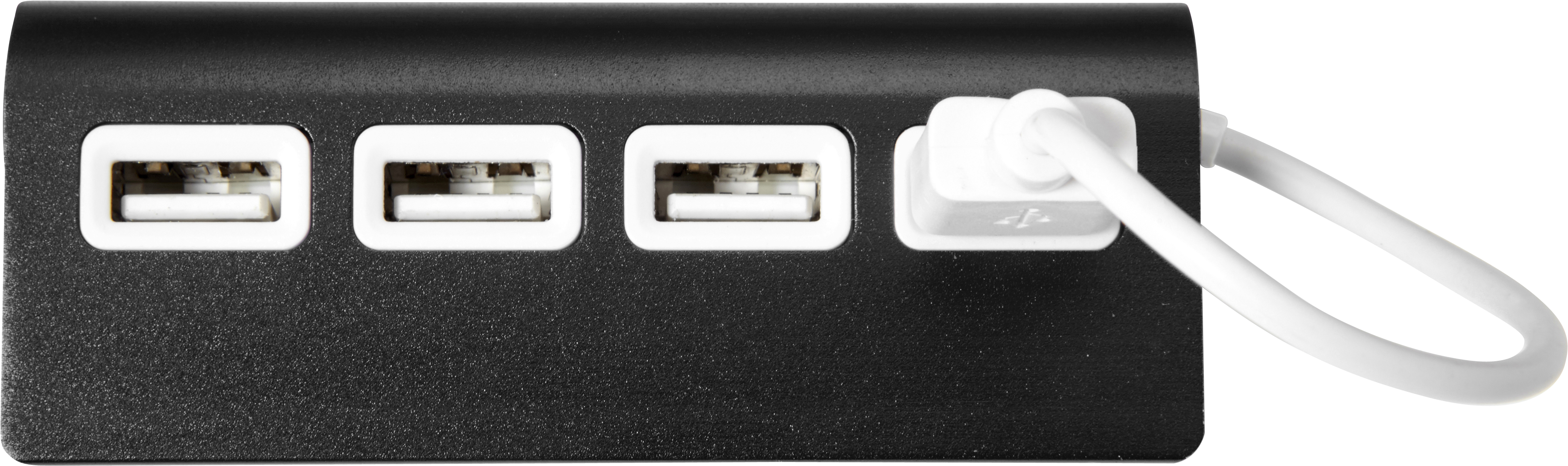 USB-Hub aus Aluminium Leo
