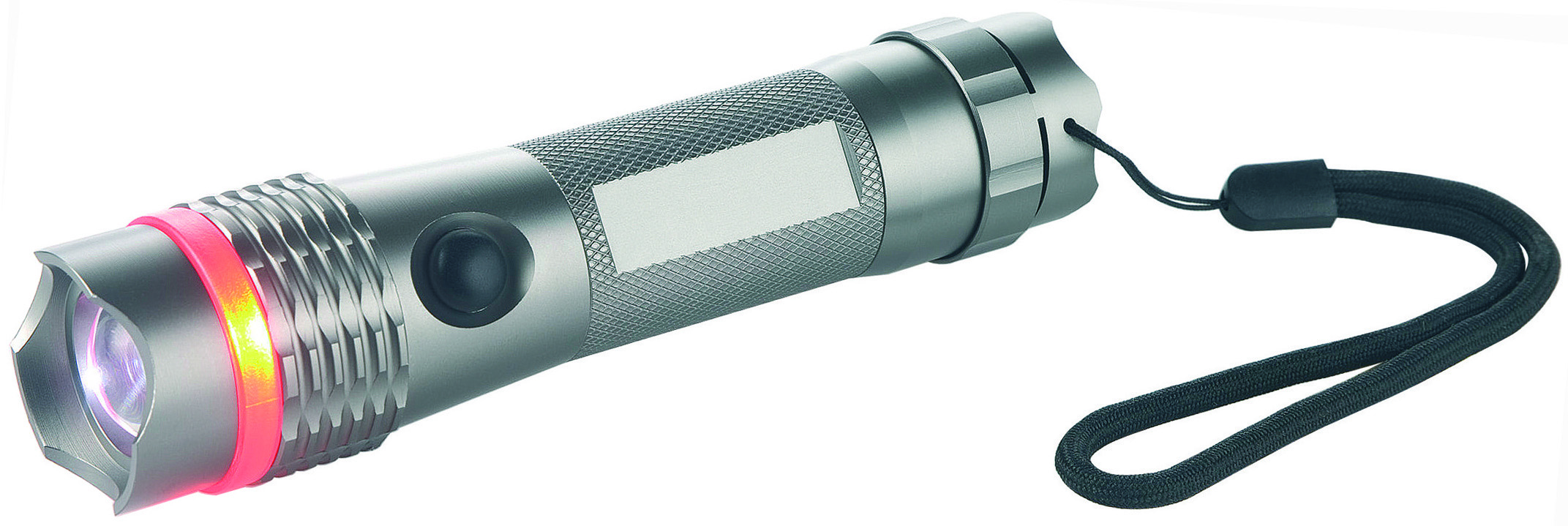 Metmaxx® LED MegaBeam Sicherheitslampe "PersonalGuardProLED" titan