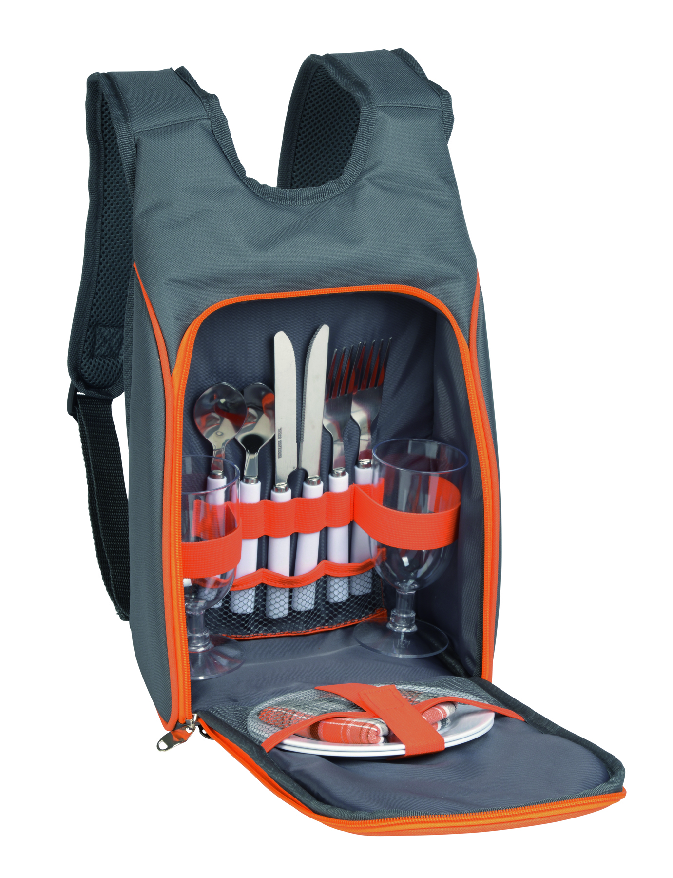 Picknick-Rucksack "smart trip",ora / gr