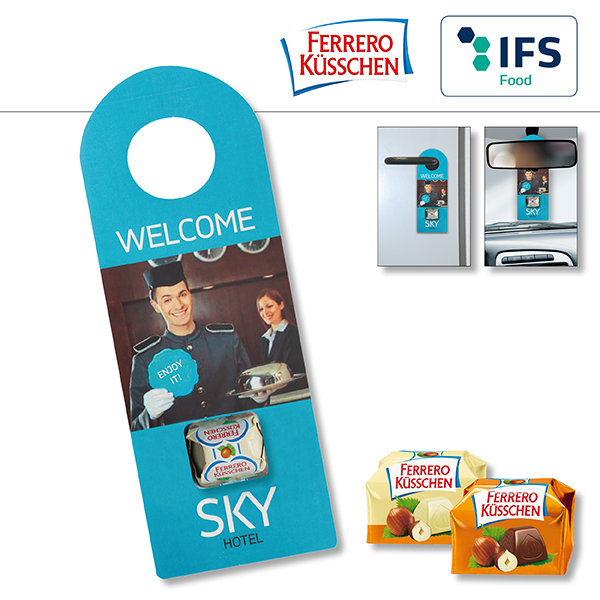 Promo-Anhänger mit Fruchtgummi 10 g Tütchen