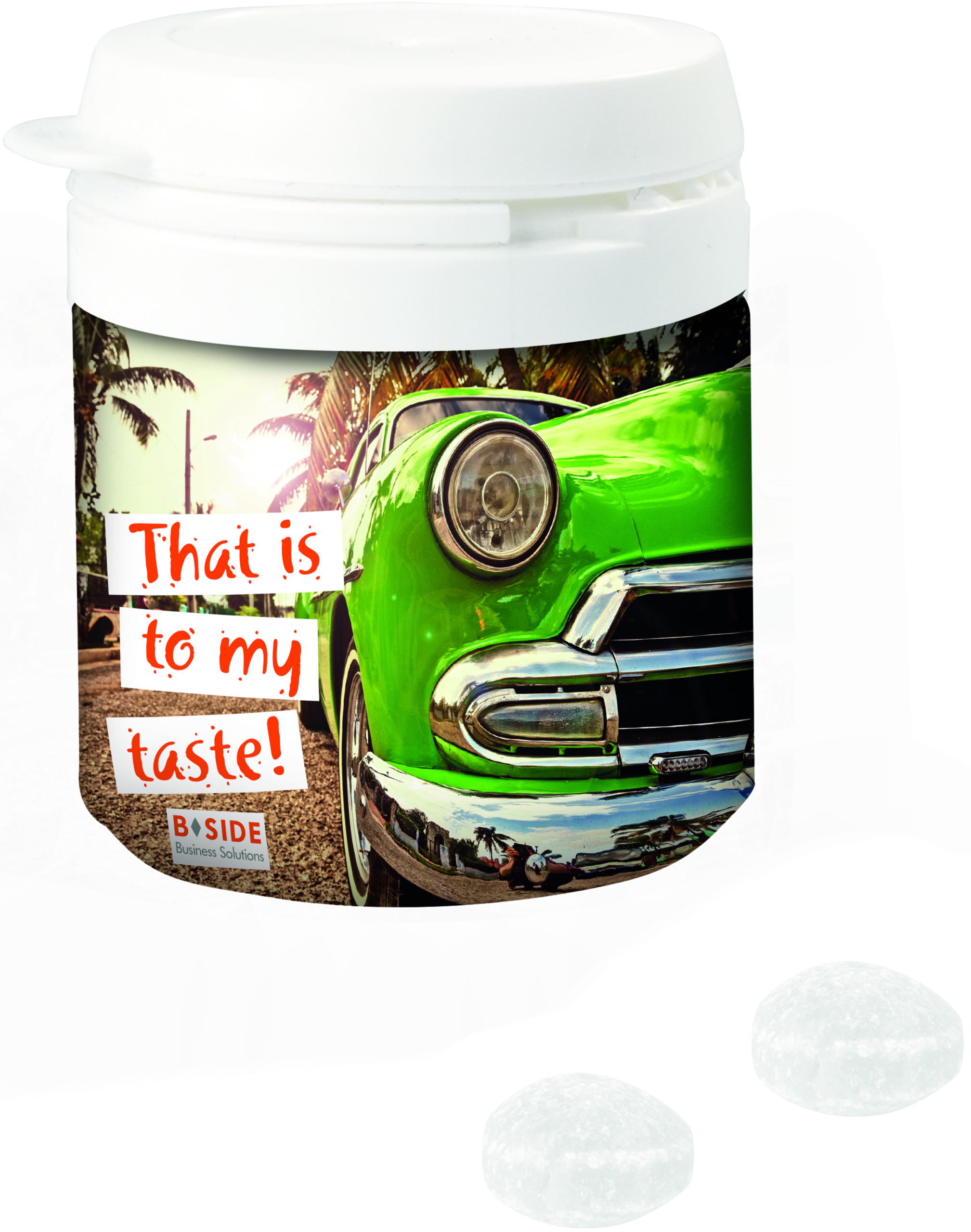 Bonbon Dose Top-Can® Midi, Mentos Kaudragee Mint