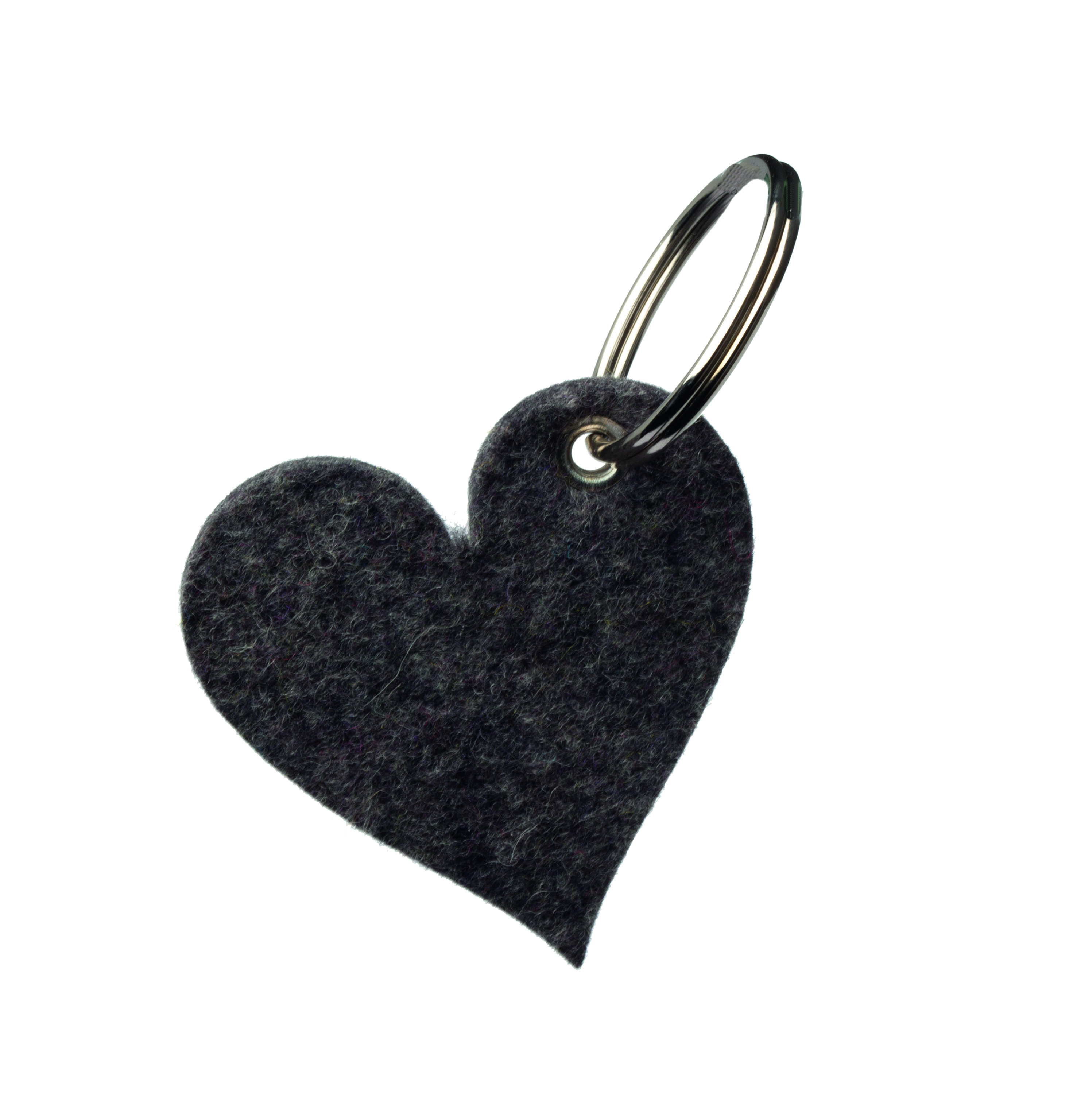 Wollfilz Schlüsselanhänger Herz