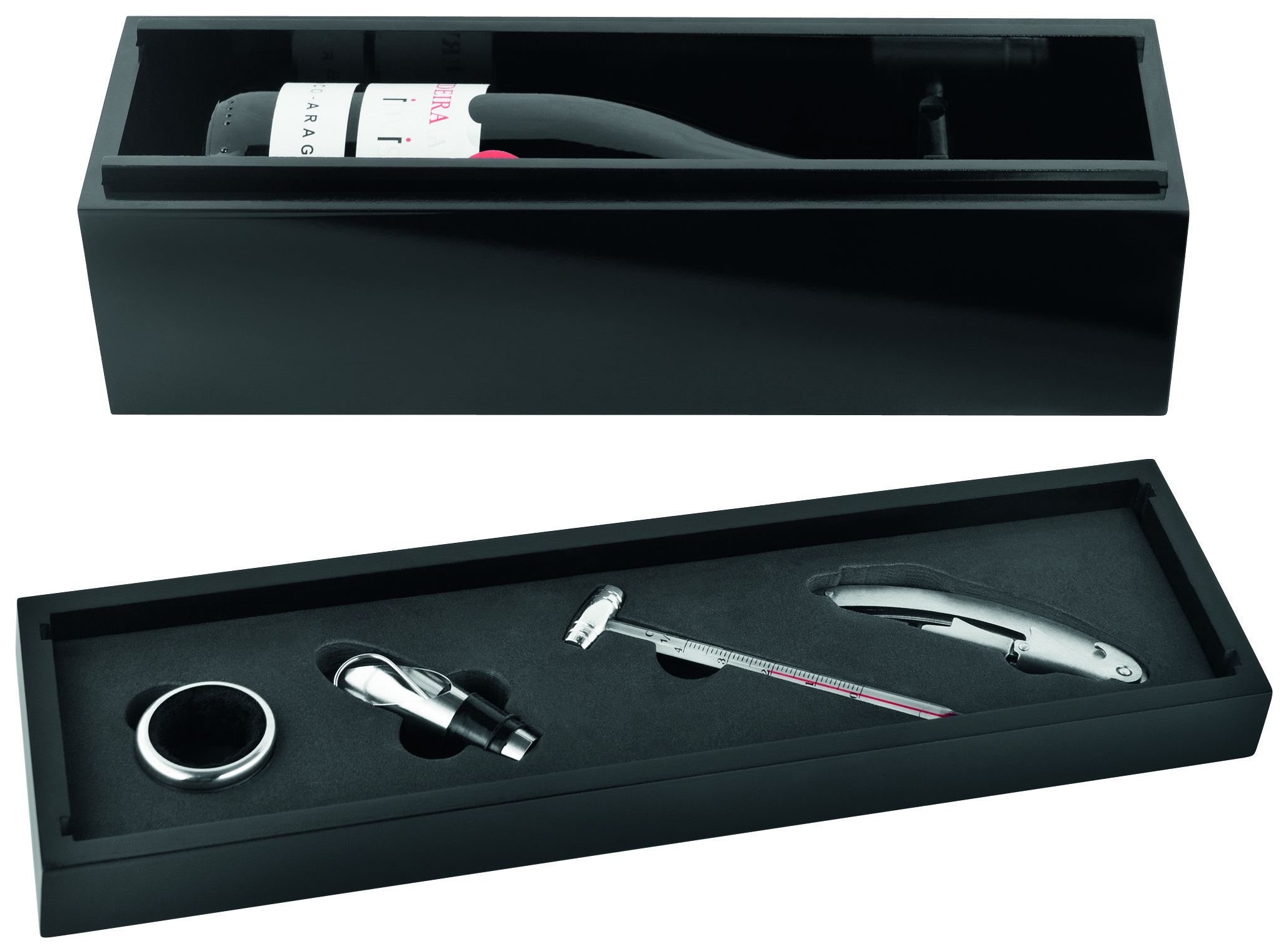 Metmaxx® Weinbox "DeLuxeBoxEvo" schwarz