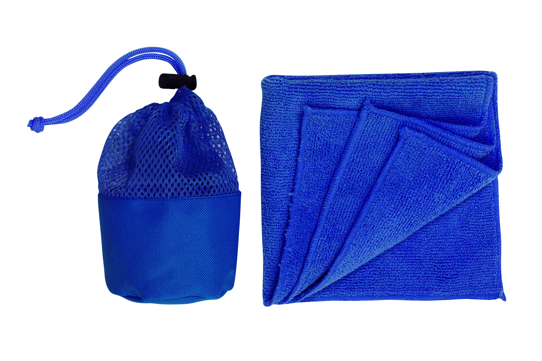 Microfasertuch in Tasche"cleaner",Orange