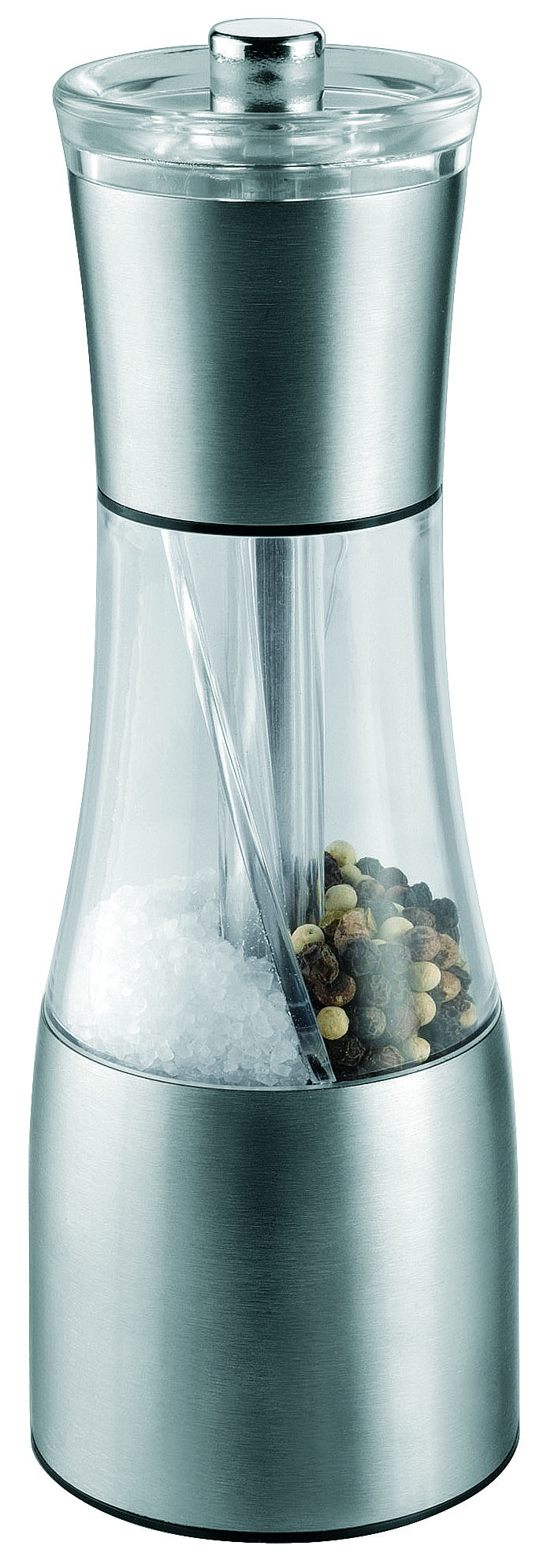 Metmaxx® Salz- & Pfeffermühle "OrganicDuo" silber