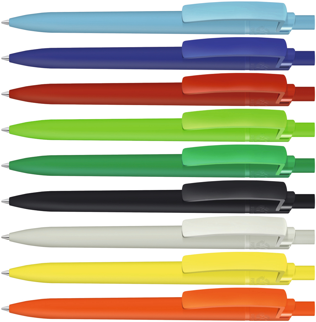 RECYCLED PET PEN STEP F GUM Druckkugelschreiber