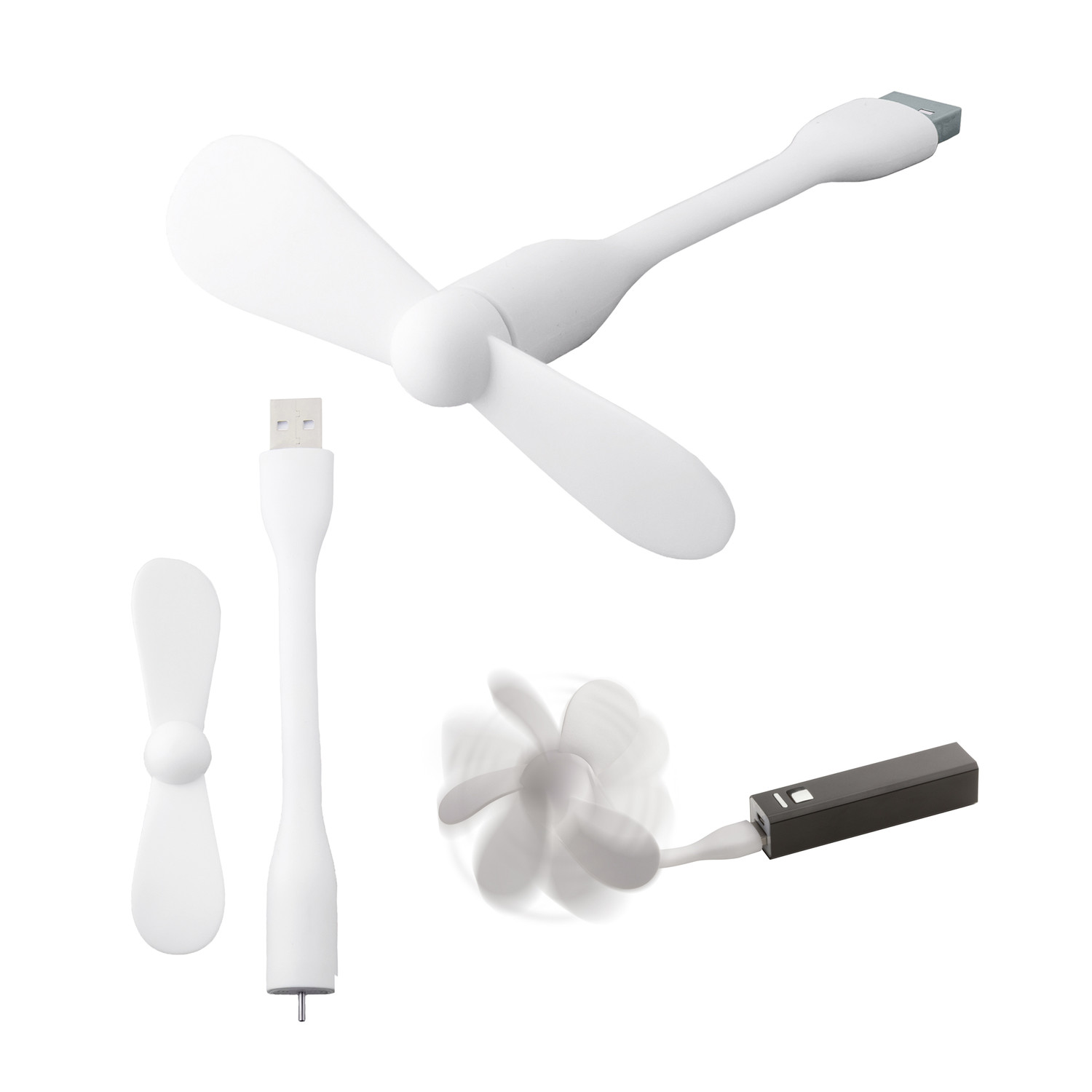 USB-Ventilator REFLECTS-SASSUOLO WHITE