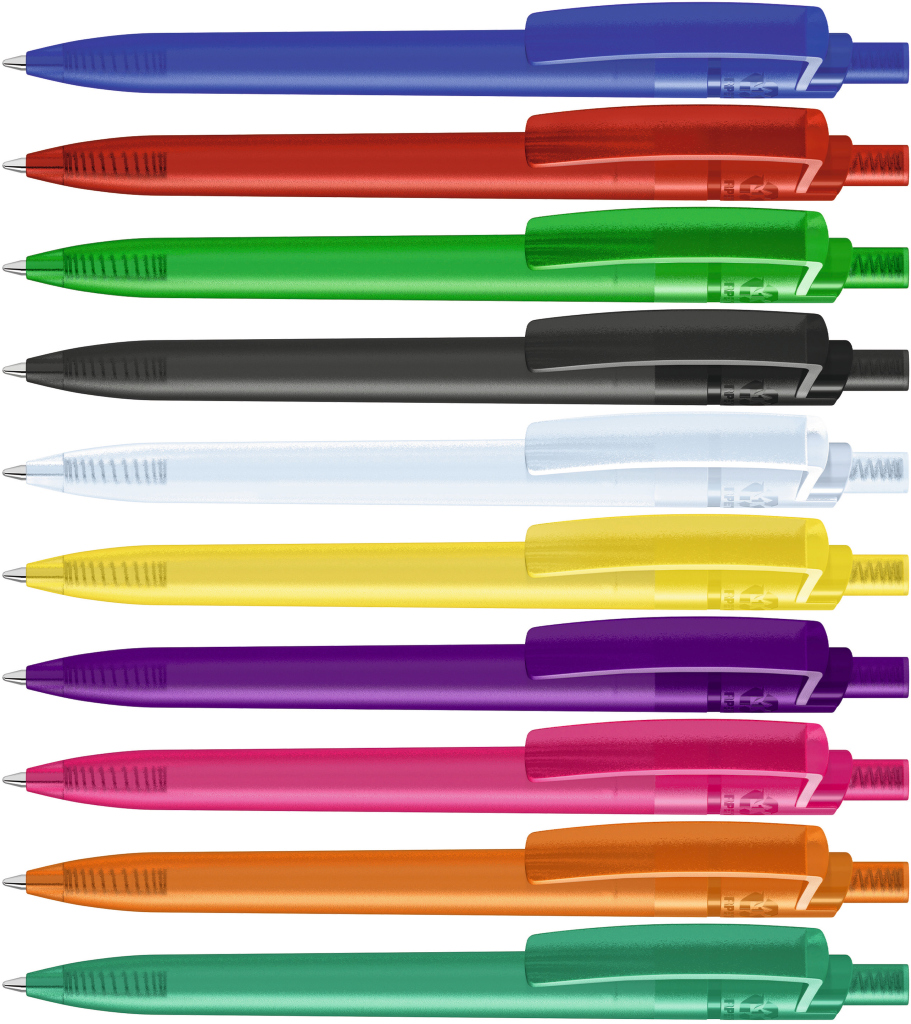 RECYCLED PET PEN STEP frozen Druckkugelschreiber