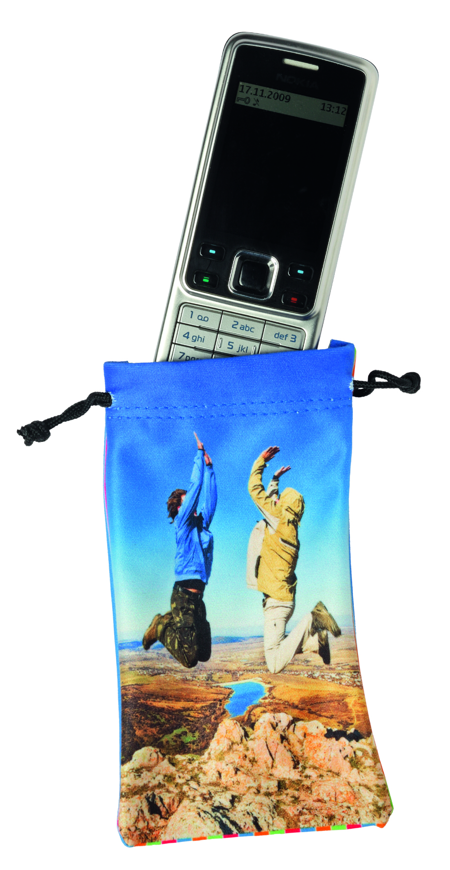 Beutel aus Mikrofaser, 7,5x13,5 cm