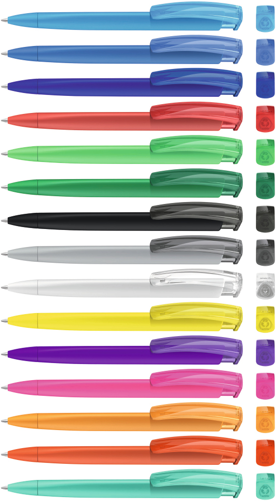 TRINITY K transparent RECY Druckkugelschreiber