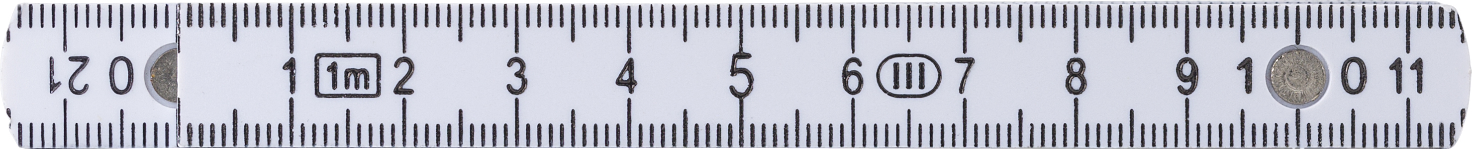 Zollstock aus Kunststoff 1m Leon