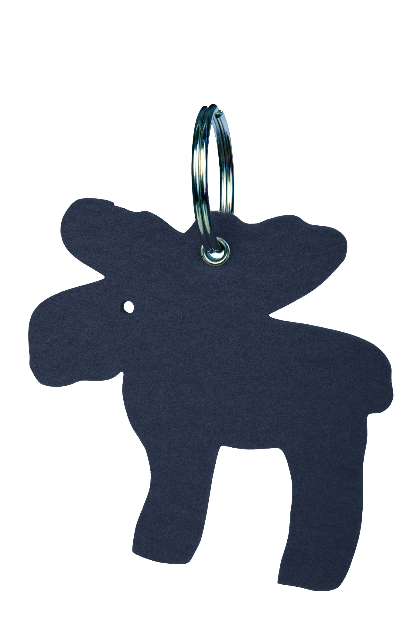 Wollfilz Schlüsselanhänger Elch