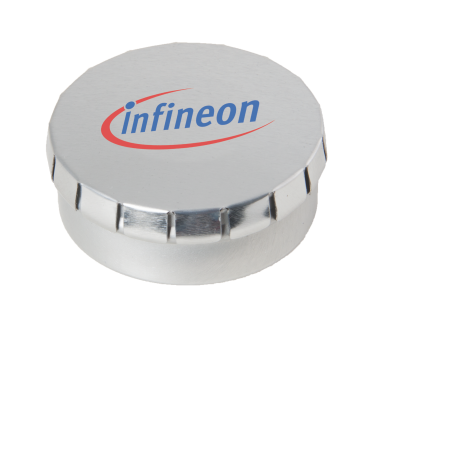 Runde Click-Blechdose 53 mm mit ca. 25 gr. Minties DIGITALDRUCK