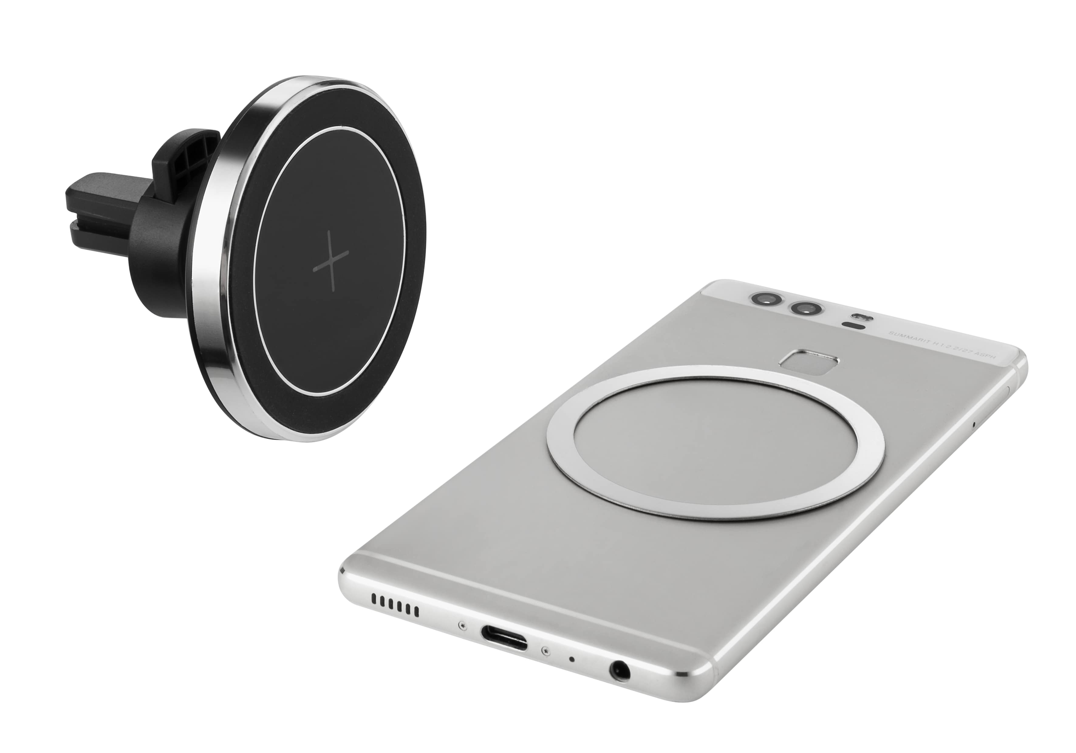 Metmaxx® Charger "HoldNClickWireless" schwarz