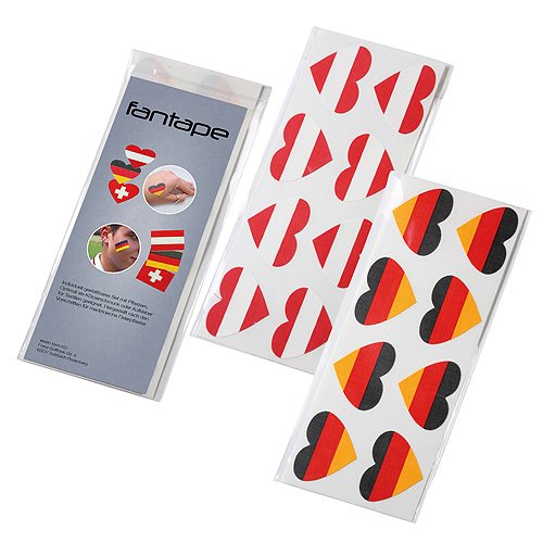Fantape "Herz", 8er-Set