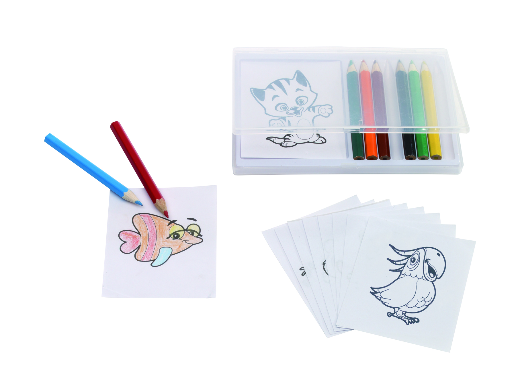 Buntstifteset "Crazy animals"