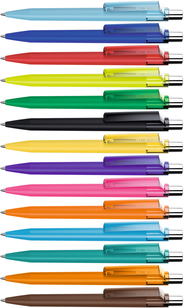 ON TOP K transparent SI GUM Druckkugelschreiber