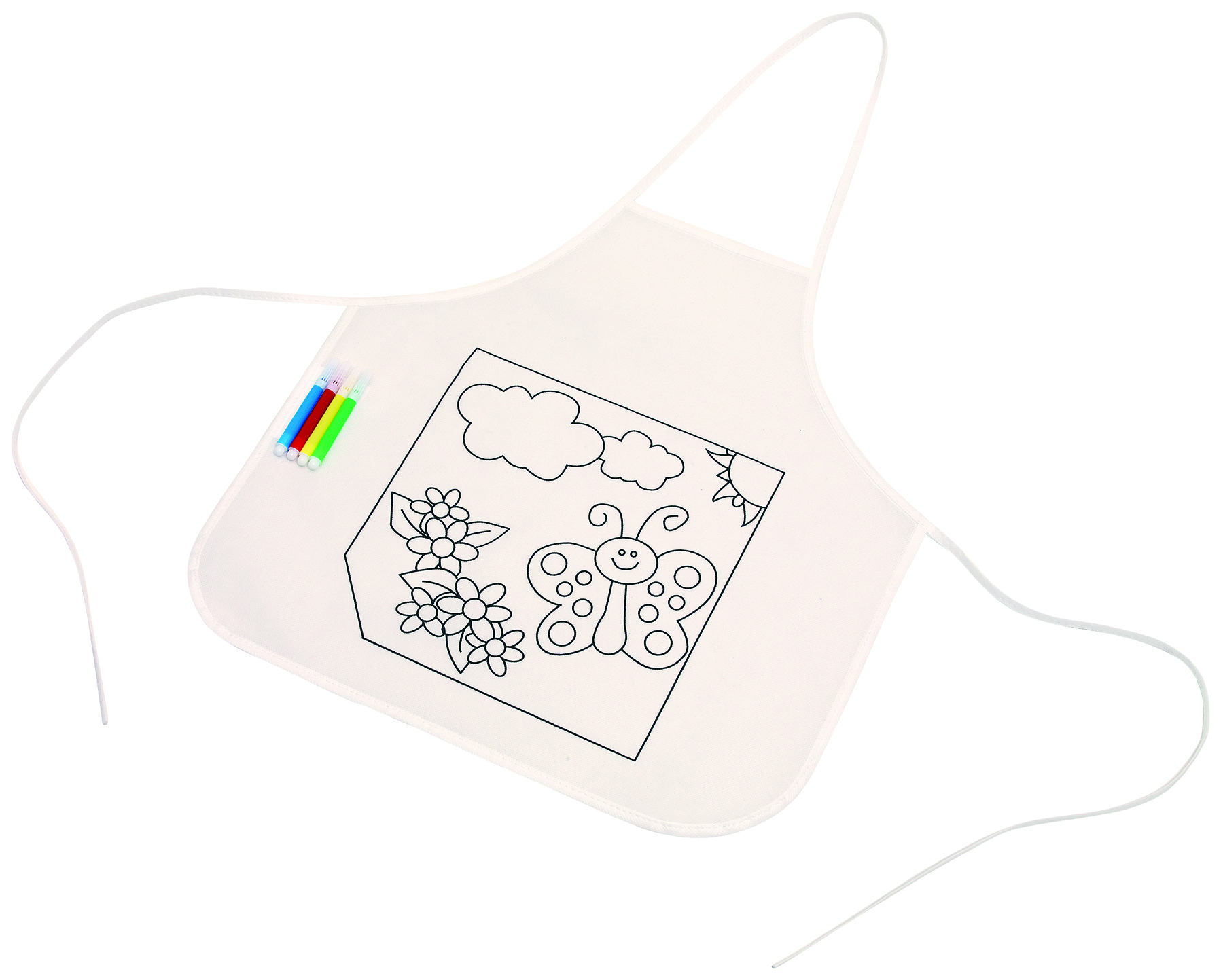 Schürze zum Bemalen "colourful kitchen"