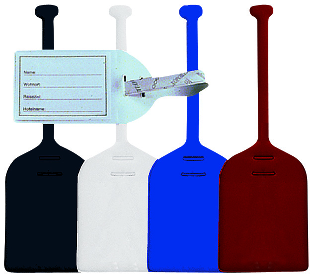 thanxx® Kofferanhänger "Folie" Normalfolie bordeaux