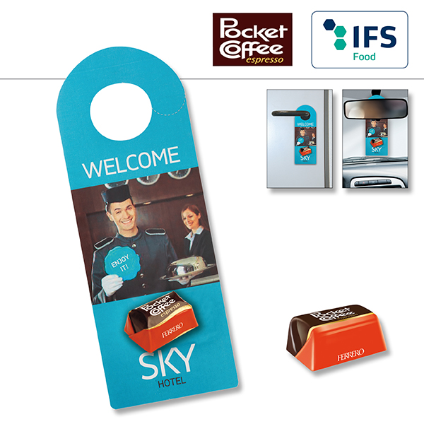 Promo-Anhänger mit Fruchtgummi 10 g Tütchen