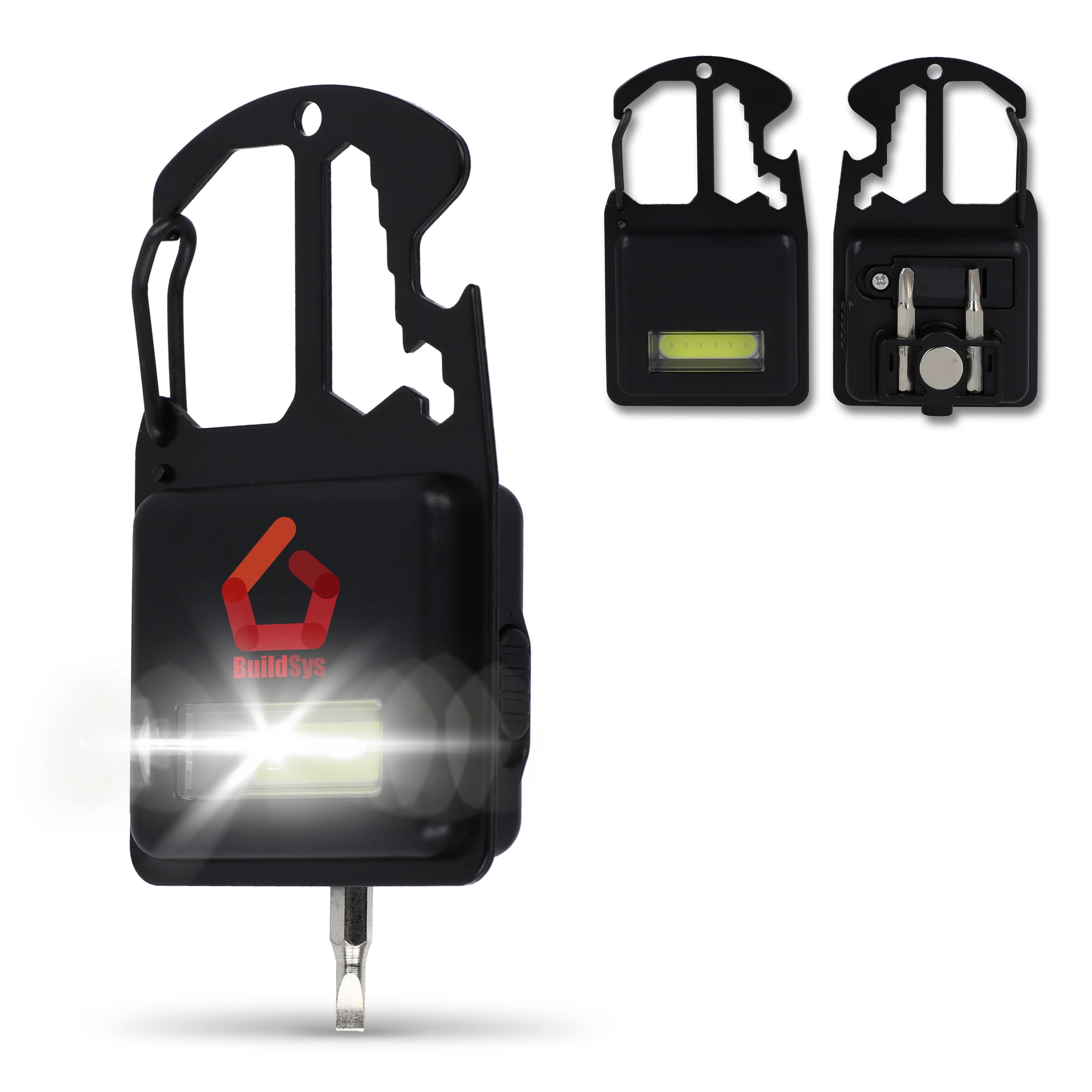 Kompaktes Multitool aus R-ABS & Metall 7 Funktionen