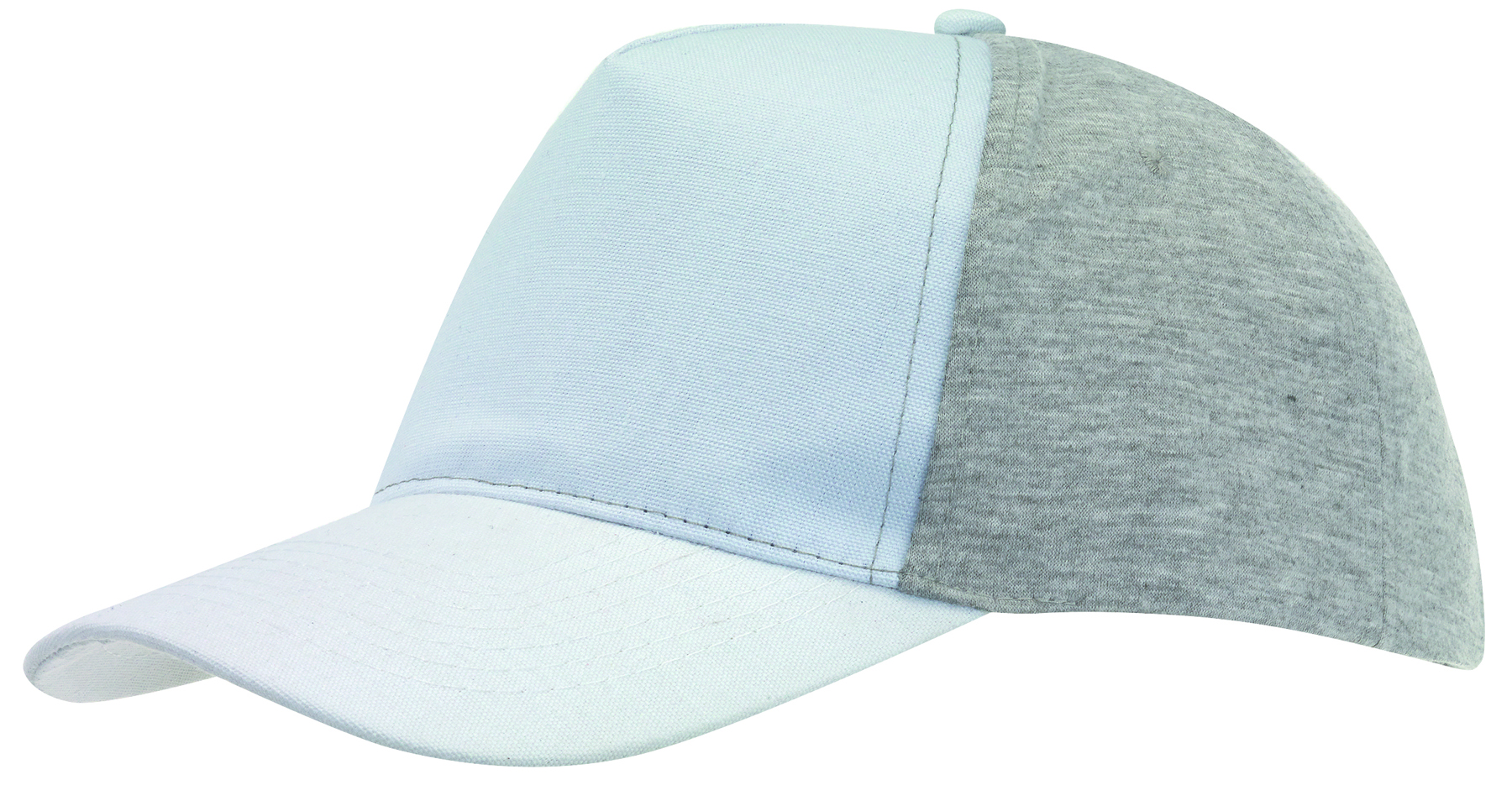 Baseball-Cap, 5-Panel m. Jersey, D´Grün