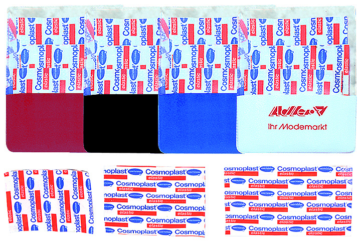 thanxx® Pflastermäppchen "PflasterM" Normalfolie bordeaux