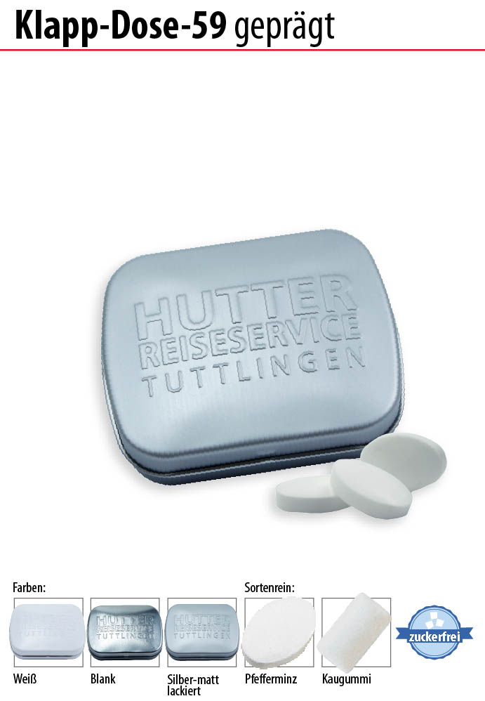 Klapp-Dose-59 geprägt