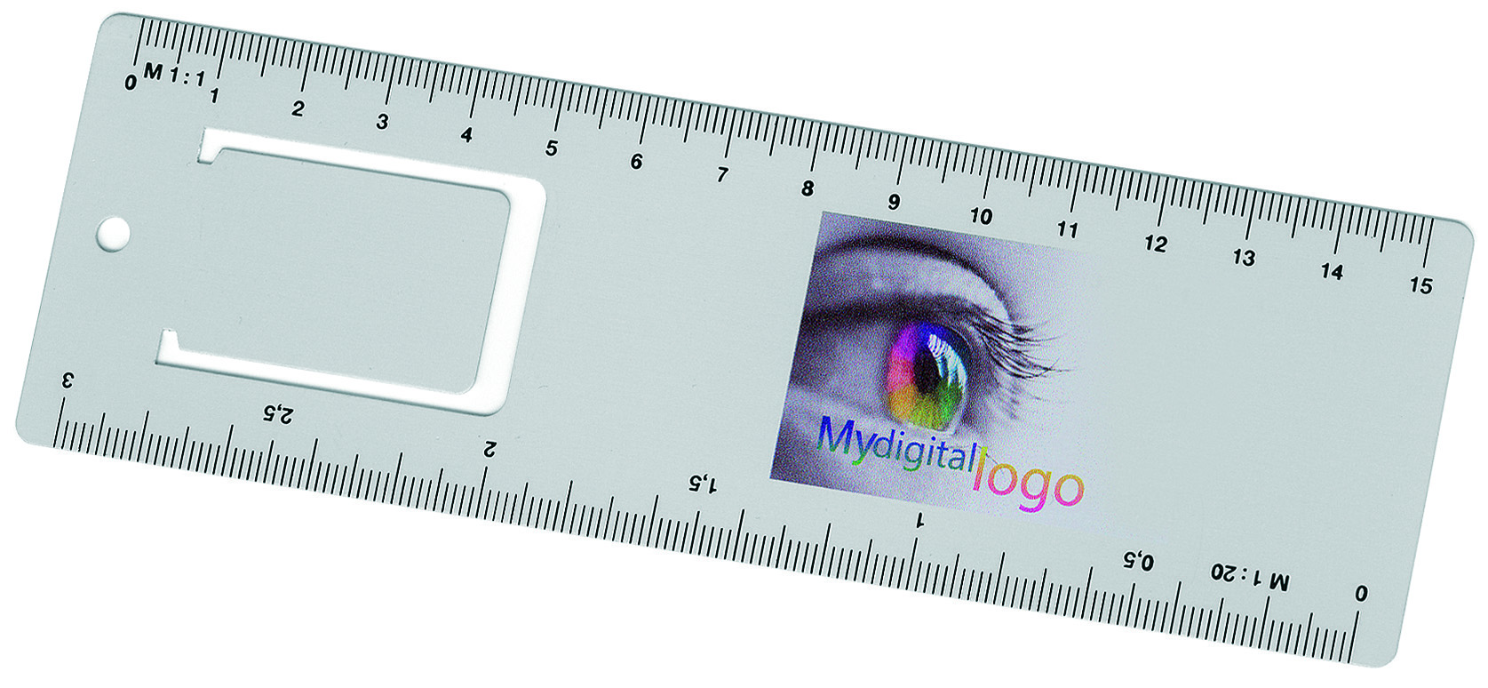 thanxx® Lineal "Mail@Metal"  silber