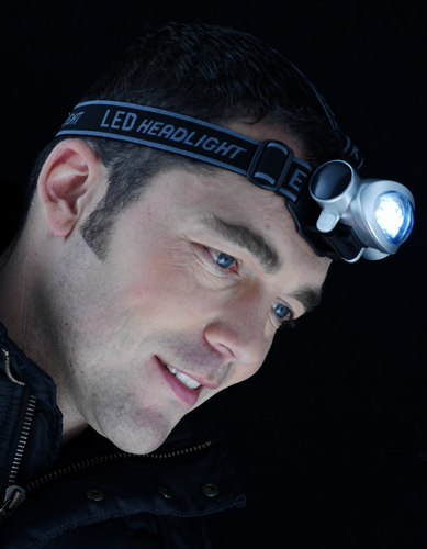 LED-Kopflampe aus ABS-Kunststoff Marisa