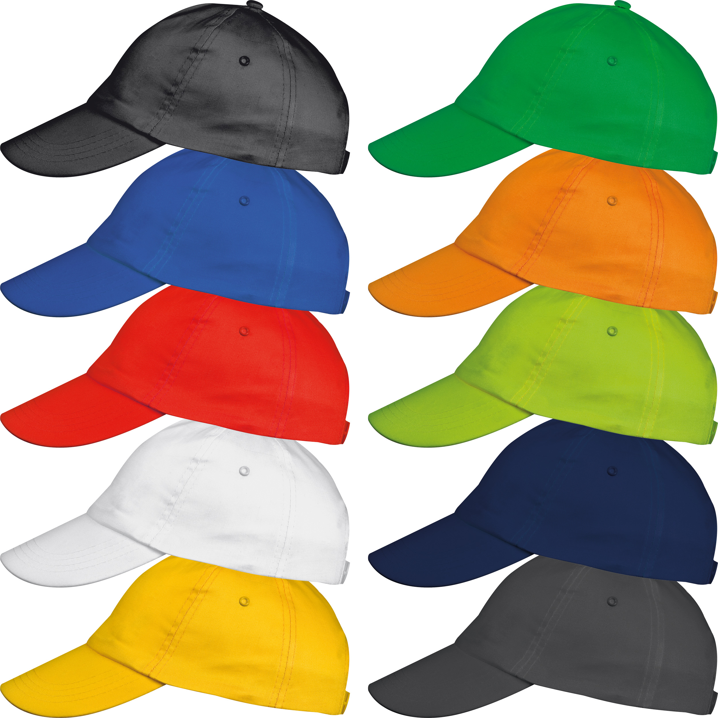 AZO-freie 5 Panel Baumwoll-Baseball-Cap