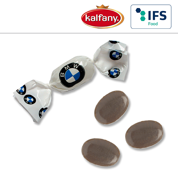 Salmiakbonbons im Werbewickel