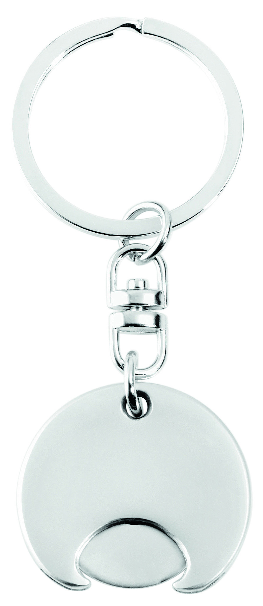 Metmaxx® EK-Chiphalter "RoundShop&Open" silber