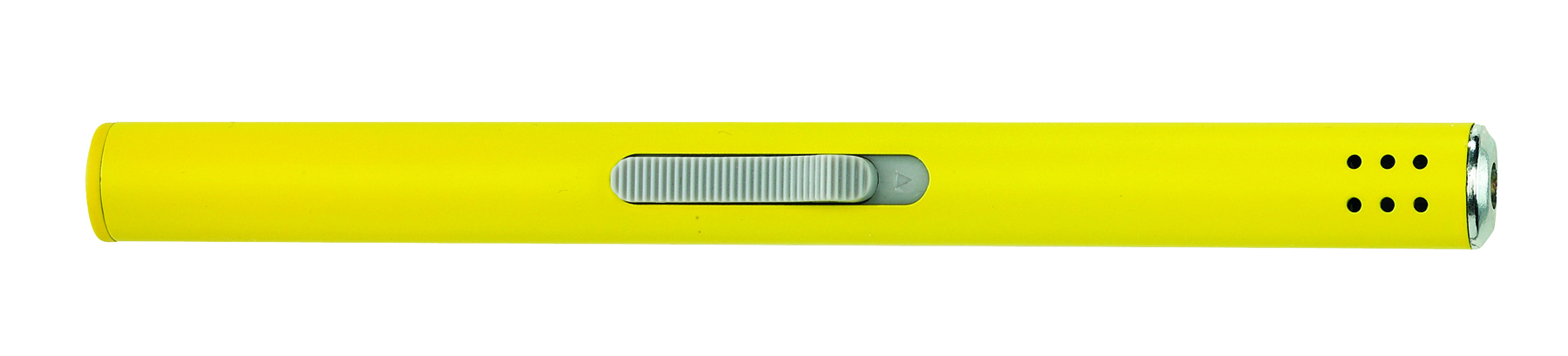 Stabfeuerzeug"Vesuv"gum., gefüllt,orange