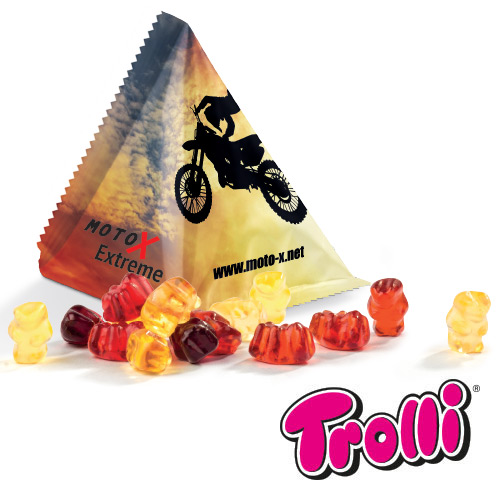 Gummibärchen Fruchtsaft-Qualität-Exquisit Tetraeder