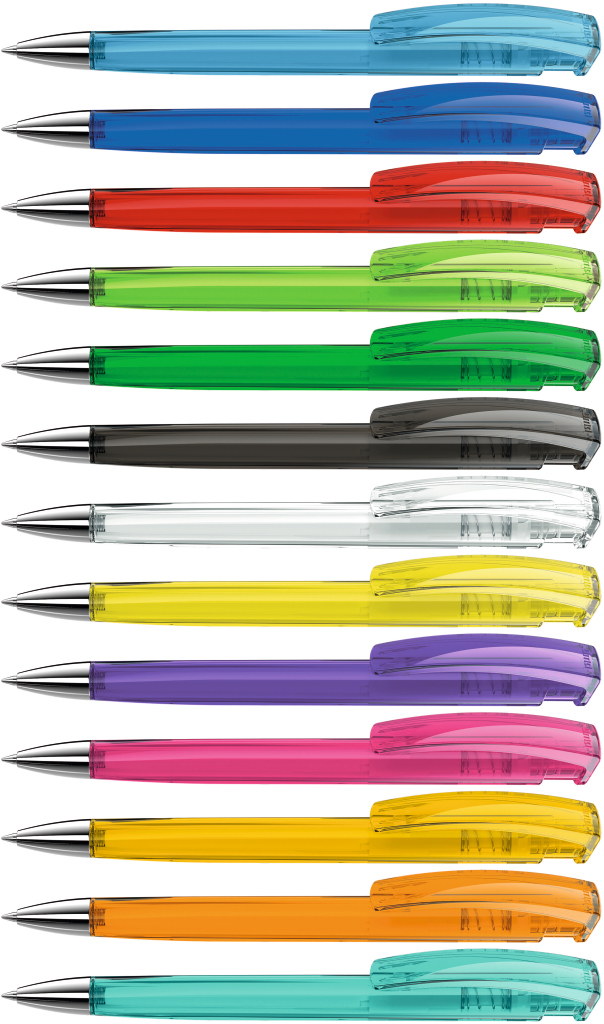 TRINITY transparent SI Druckkugelschreiber