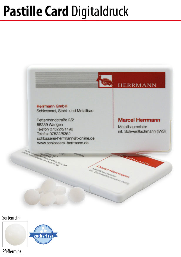 Pastille Card Digitaldruck