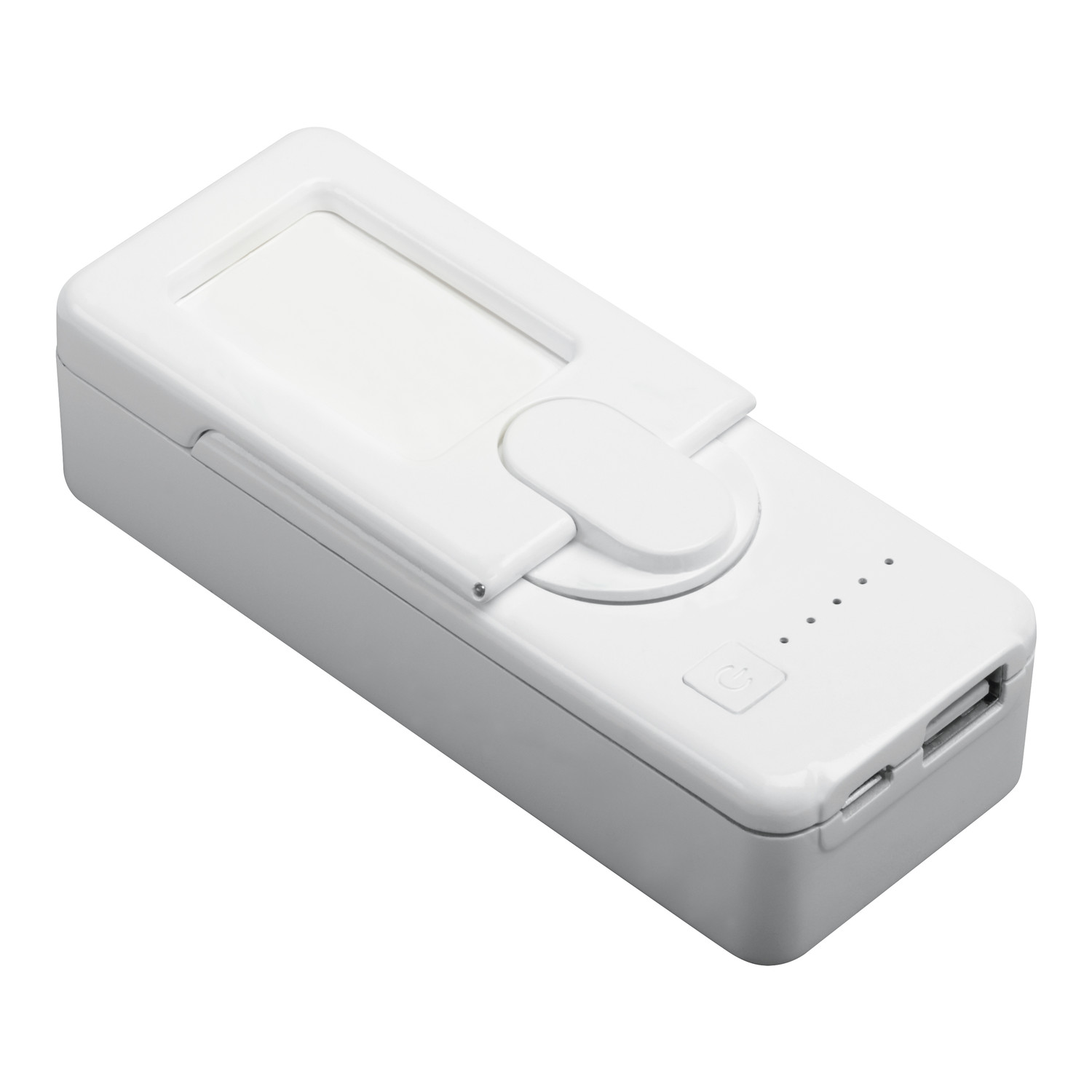 Dynamo-Ladegerät LOLLIBLOCKS-TRAVEL BATTERY IV WHITE 2200 mAh