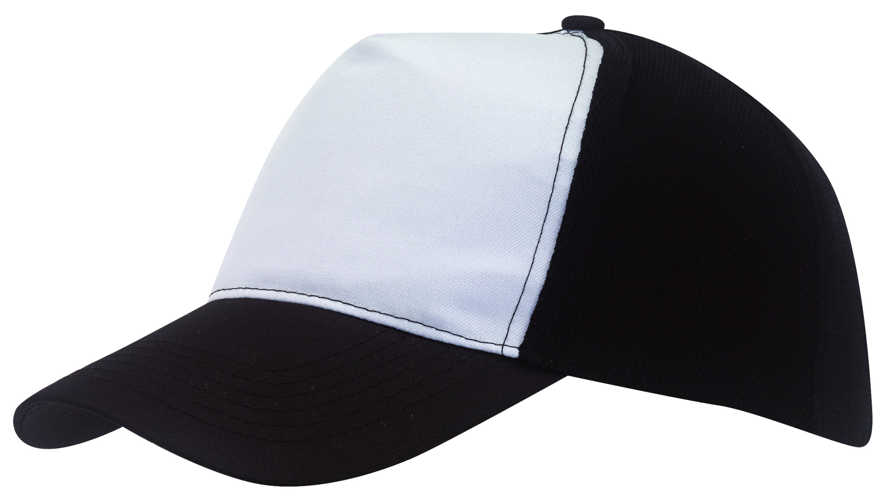 Baseball-Cap,5 Panel "Breezy, D´Grün/W